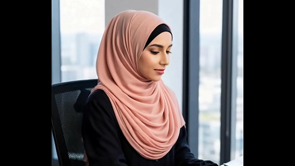 Garota Árabe Sensual Transa No Escritório Da Empresa