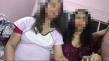 Pela Primeira Vez, Cunhadas Bengalis Transam Com Enteado Em Trio
